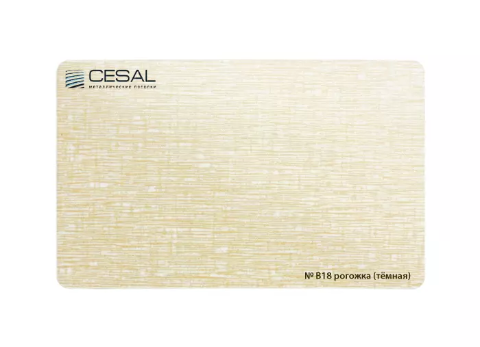 Рейка Cesal s100-150 3-4 м Стандарт B18 Рогожка (темная)